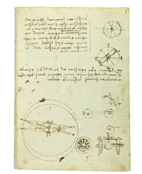 Códice sobre el vuelo de los pájaros, Folio 3 recto